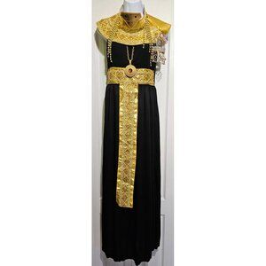 Cleopatra Queen of the Nile Costume Dress Egyptian Egypt Goddess Adult Womens SM